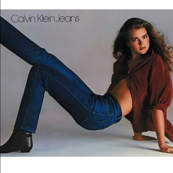 Calvin Klein Vintage 80s Classic Pocket Straight Leg Jeans Brooke Shields - Picture 1 of 14